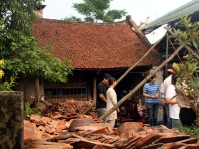 Một ngôi nhà cổ ở Đường Lâm được đầu tư sửa chữa (Ảnh: PV/Vietnam+)